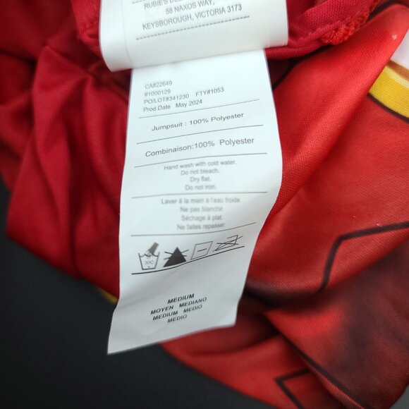 Flash Costume for Kids Hero Boys Dress Up Costume , 8-9, N w/defect - Picture 14 of 16